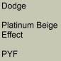 Preview: Dodge, Platinum Beige Effect, PYF.